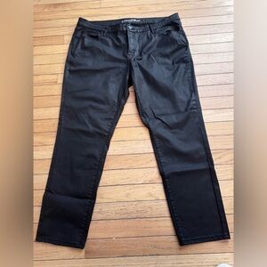 Universal Thread Black Faux Leather Skinny Pants